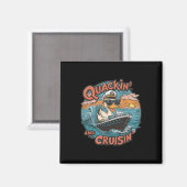 Funny Duck Hunting Hiding Magnet (Vorderseite/Rückseite)