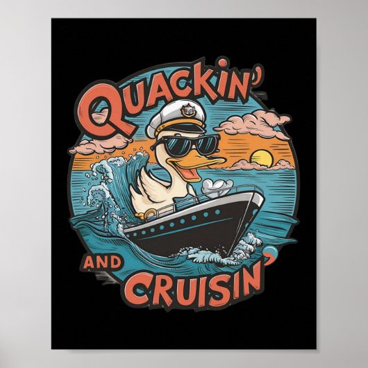 Funny Duck Hunting Hiding Poster (Vorne)
