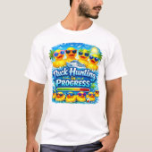 Funny Duck Hunting in Progress Cruise Shirt (Vorderseite)