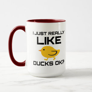 Funny Duck I einfach wie Enten Ok Tasse