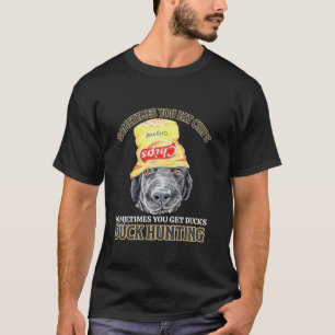 Funny Duck Junting Manchmal isst man Chips Duck Hu T-Shirt