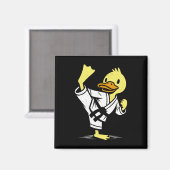 Funny Duck Karate Martial Arts Memes Co. Magnet (Vorderseite/Rückseite)
