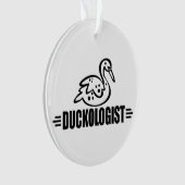 Funny Duck Lover Ornament (Vorderseite)