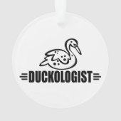 Funny Duck Lover Ornament (Rückseite)