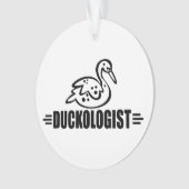 Funny Duck Lover Ornament (Vorderseite)