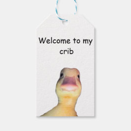 Funny Duck Meme – “Welcome to My Crib” Cute Animal Geschenkanhänger
