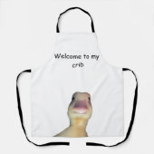 Funny Duck Meme – “Welcome to My Crib” Cute Animal Schürze (Vorderseite)
