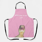 Funny Duck Meme – “Welcome to My Crib” Cute Animal Schürze (Vorderseite)