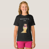 Funny Duck Meme – “Welcome to My Crib” Cute Animal T-Shirt (Vorne ganz)