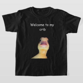 Funny Duck Meme – “Welcome to My Crib” Cute Animal T-Shirt