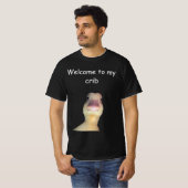 Funny Duck Meme – “Welcome to My Crib” Cute Animal T-Shirt (Vorne ganz)