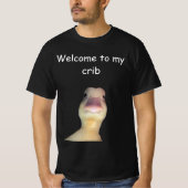 Funny Duck Meme – “Welcome to My Crib” Cute Animal T-Shirt (Vorderseite)
