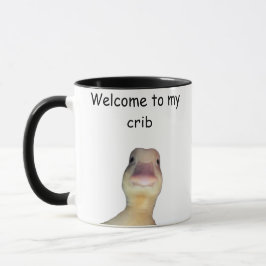 Funny Duck Meme – “Welcome to My Crib” Cute Animal Tasse