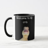 Funny Duck Meme – “Welcome to My Crib” Cute Animal Tasse (Links)