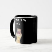 Funny Duck Meme – “Welcome to My Crib” Cute Animal Tasse (Vorderseite Links)