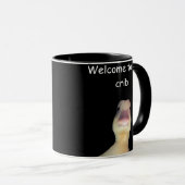 Funny Duck Meme – “Welcome to My Crib” Cute Animal Tasse (VorderseiteRechts)