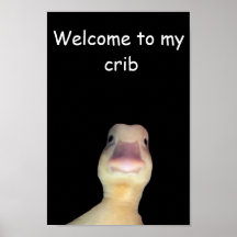 Funny Duck Meme: Willkommen bei My Crib Duck