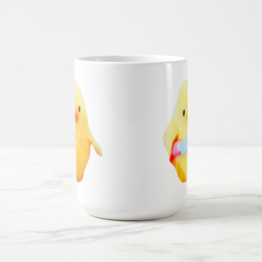 Funny Duck Meme with Knife for Meme Lovers Mug Kaffeetasse (Mittel)