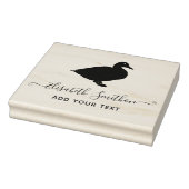 Funny Duck Niedlich Bird Animal Personal Stationie Gummistempel (Stempel)