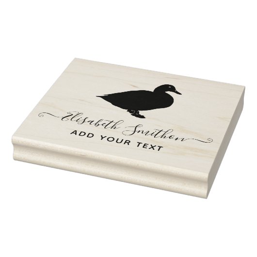Funny Duck Niedlich Bird Animal Personal Stationie Gummistempel (Stempel)