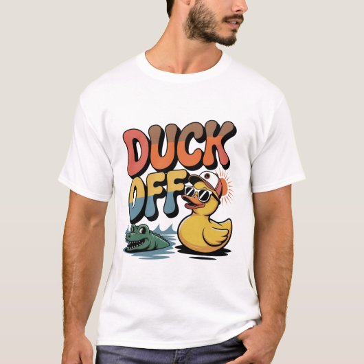 Funny Duck Off T-Shirt (Vorderseite)