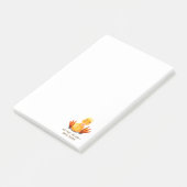 Funny Duck Post it Notes Smile - Custom Text Post-it Klebezettel (angewinkelt)