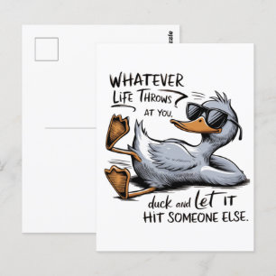 Funny Duck Postkarte