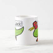 Funny Duck Quacking Kaffeetasse (Mittel)