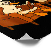Funny Duck Reading Book 67 Six Seven Meme  Poster (Ecke)