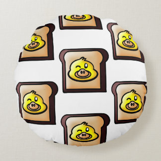 Funny duck rundes kissen