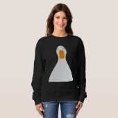 Funny Duck Selfie, Unglaublich witzig ID-Foto, Sch Sweatshirt (Vorne ganz)