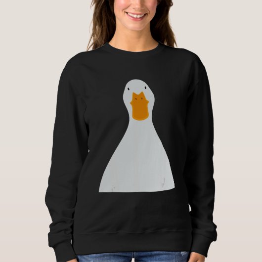 Funny Duck Selfie, Unglaublich witzig ID-Foto, Sch Sweatshirt (Vorderseite)