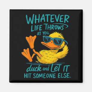 Funny Duck Shirt Meme Zitat Grafische T-Shirts für Magnet