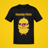 Funny Duck Squeaky Clean Animal Print Comedy Männe T-Shirt