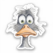 Funny Duck Sticker (Vorderseite)