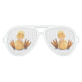 Funny Duck Sunglasses Partybrille (Vorderseite)