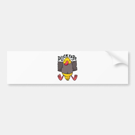 Funny Duck Tape Autoaufkleber (Vorne)