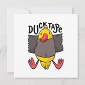 Funny Duck Tape Einladung (Vorderseite)