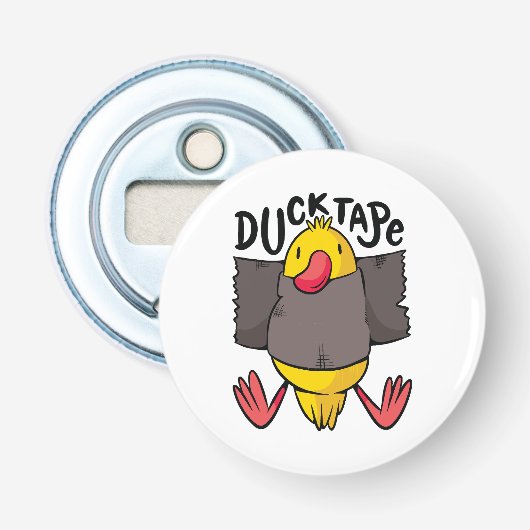 Funny Duck Tape Flaschenöffner (Vorderseite)
