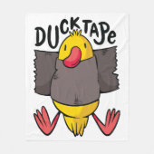 Funny Duck Tape Fleecedecke (Vorderseite)