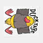 Funny Duck Tape Fleecedecke (Vorderseite (Horizontal))