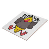 Funny Duck Tape Fliese (Seite)