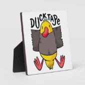 Funny Duck Tape Fotoplatte (Vorderseite)