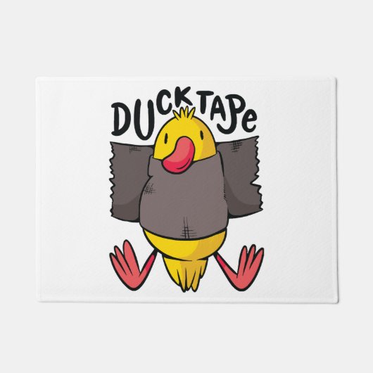 Funny Duck Tape Fußmatte (Vorderseite)