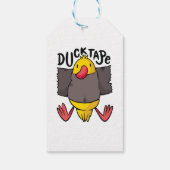 Funny Duck Tape Geschenkanhänger (Rückseite)