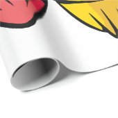Funny Duck Tape Geschenkpapier (Rolleneckpunkt)