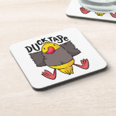 Funny Duck Tape Getränkeuntersetzer (Linke Seite)
