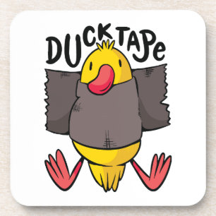 Funny Duck Tape Getränkeuntersetzer