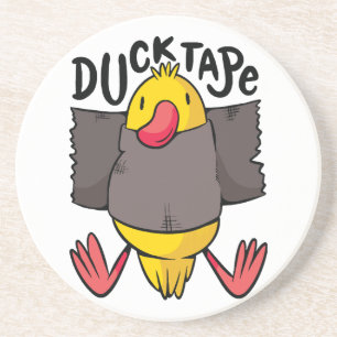 Funny Duck Tape Getränkeuntersetzer