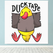 Funny Duck Tape Leinwanddruck (Insitu (Holzboden))